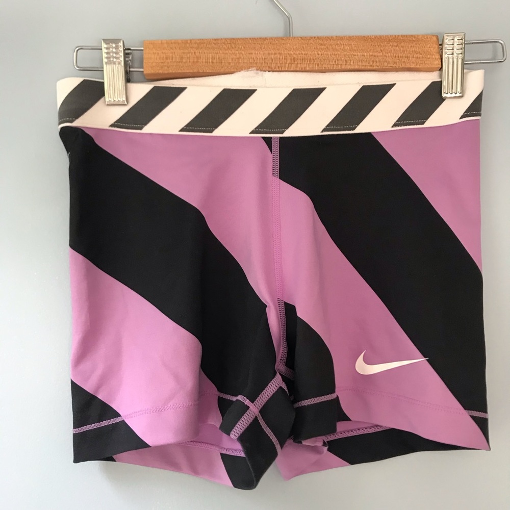 Nike pro shorts- Purple and black